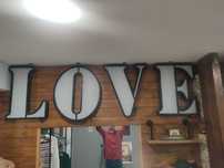 LETRAS LOVE (decoração)