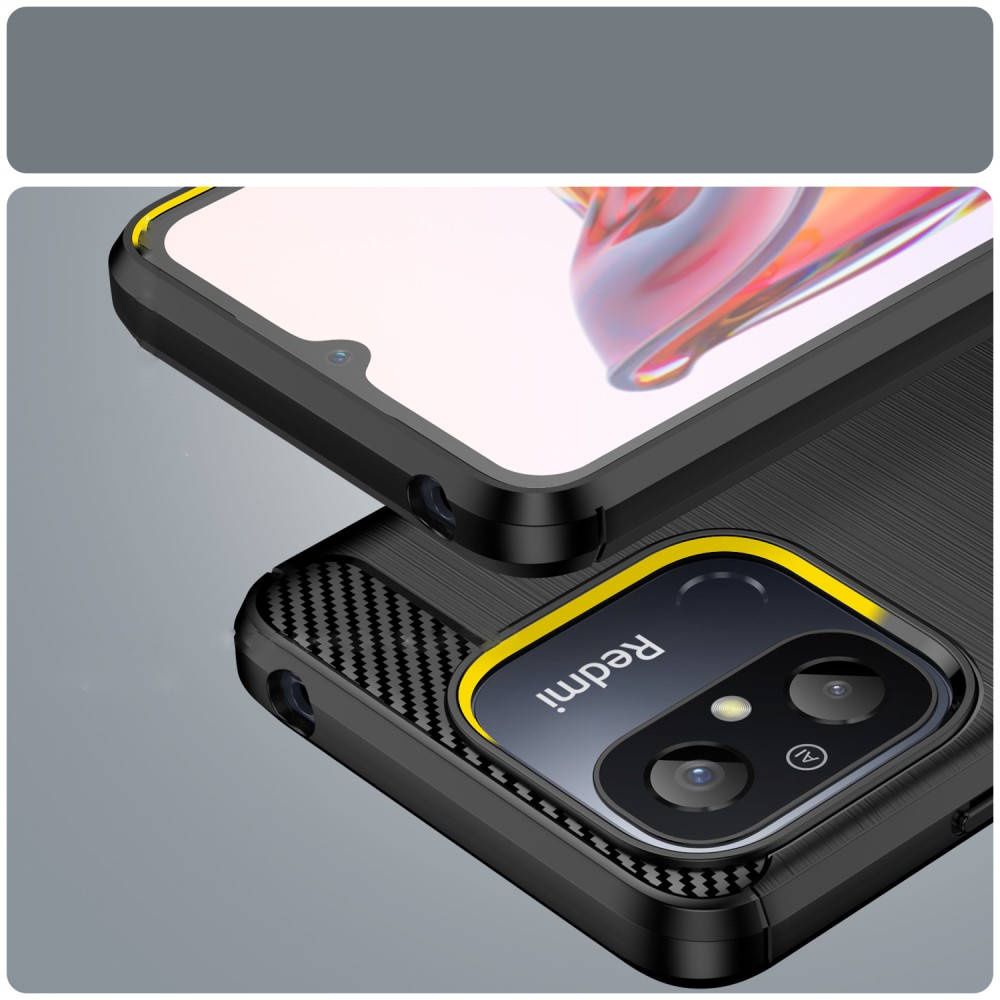 Etui do Xiaomi Redmi 12C Carbon Case Obudowa Pokrowiec Matowy