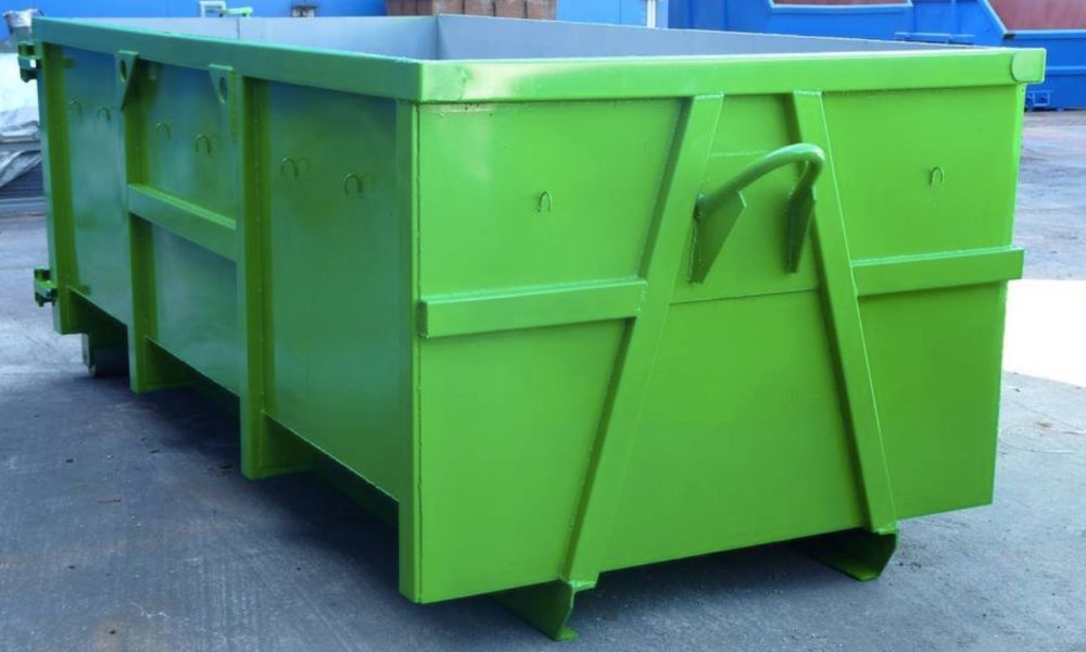 Kontener hakowy KP 7 na odpady bramowy