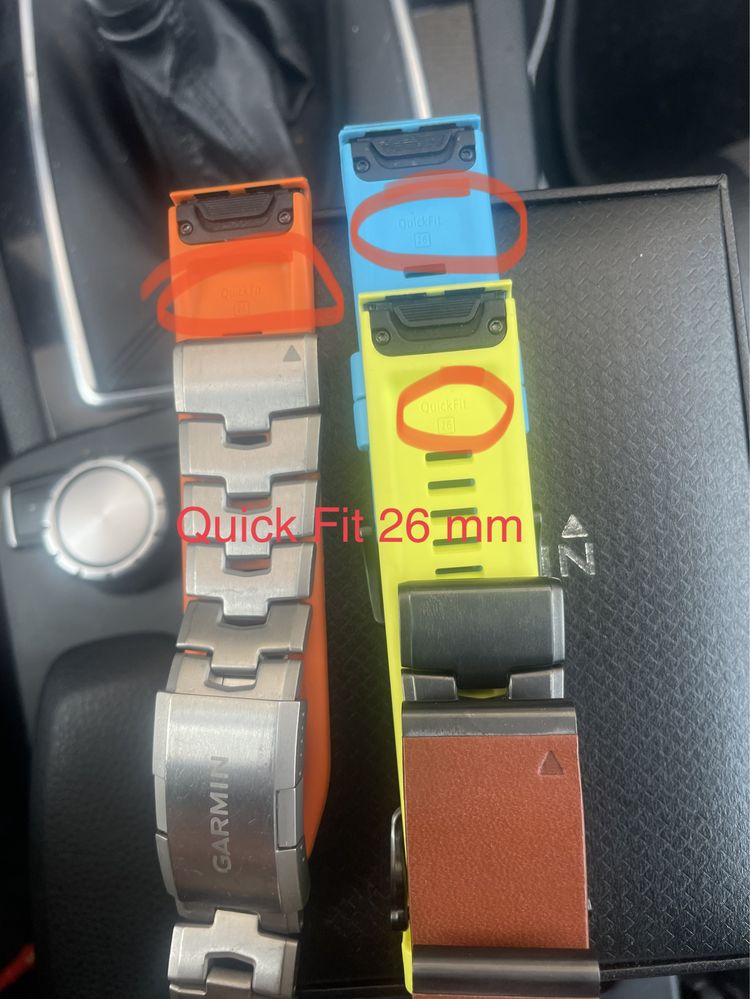 Braceletes Garmin Quick Fit 26 mm (30€ a 115)