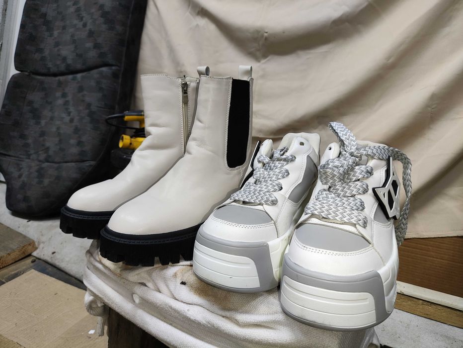 Гарне взуття жіноче кросівки ботинки на платформі 24см 37,5 розмір