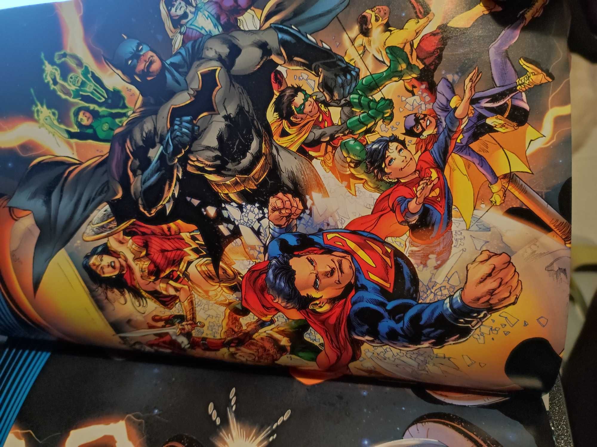 DC Universe Rebirth deluxe edition autografada
