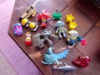 Conjunto Bonecos miniatura plástico Mcdonald'toys  e raro tigre Vitaly