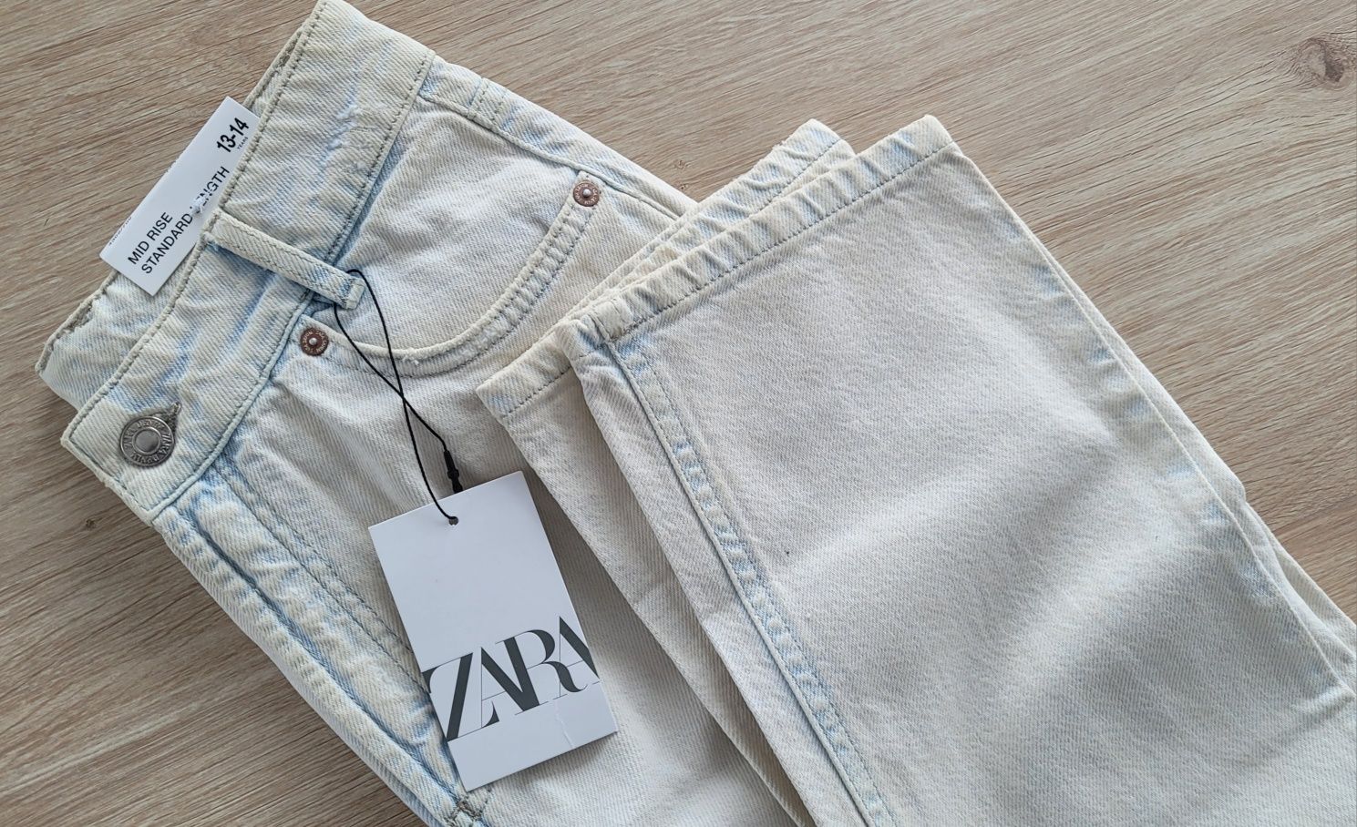 Nowe jeansy mom fit Zara 164