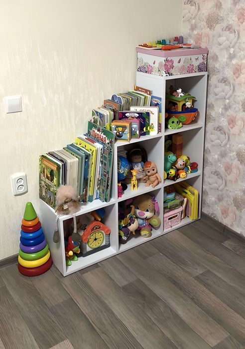 Стелаж гірка етажерка полиця шафа для іграшок Полка стелаж шкаф