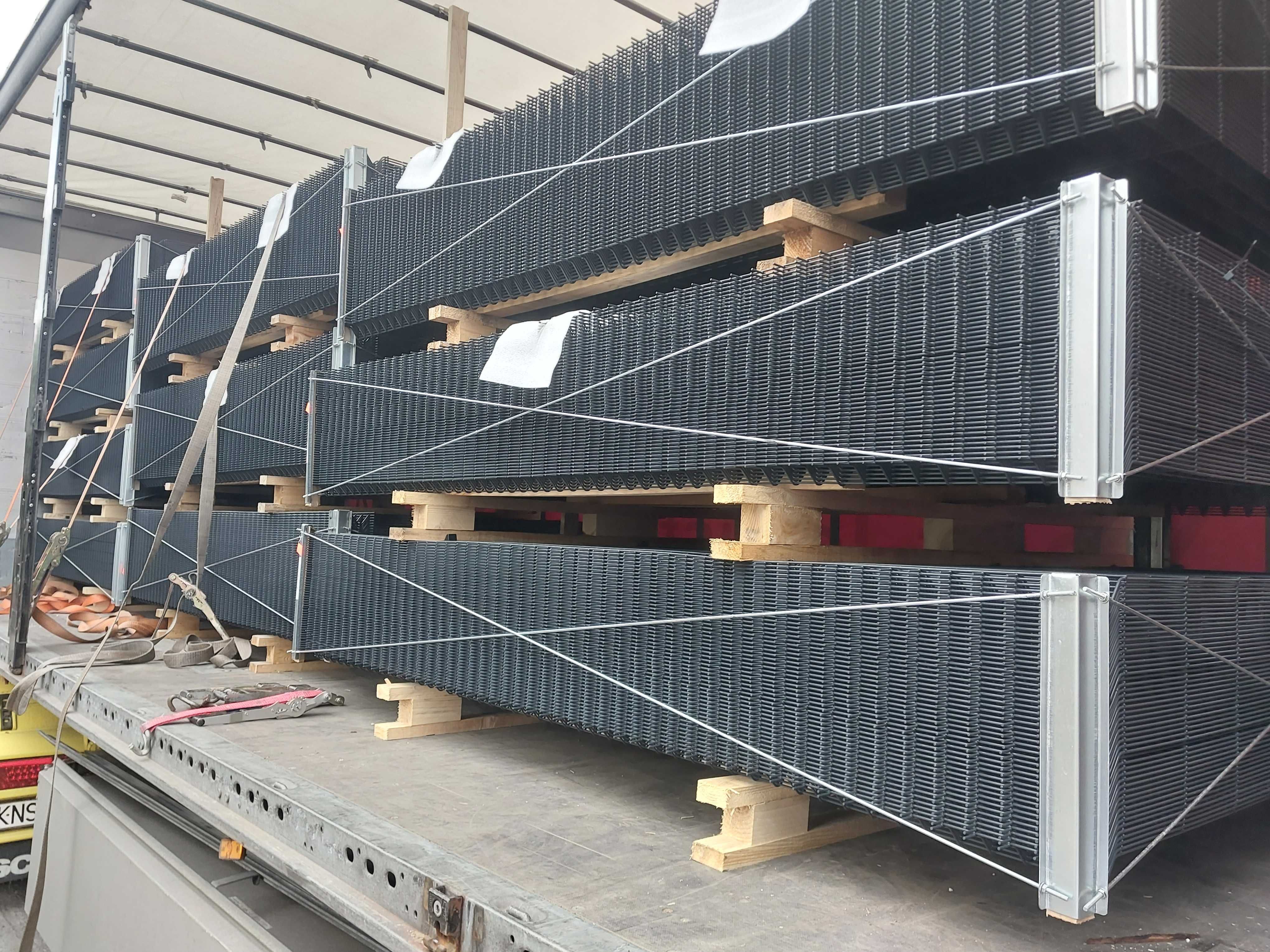 OGRODZENIA PANELOWE 3D Słupki 60 40 Panele transport PRODUCENT Bramy