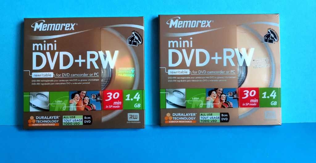 Płyta mini DVD+RW Memorex 1,4GB (2 szt.)
