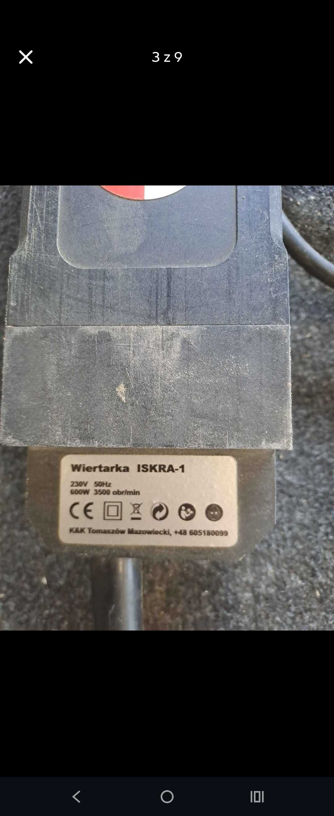 Sprzedam wiertarkę iskra 1600 w