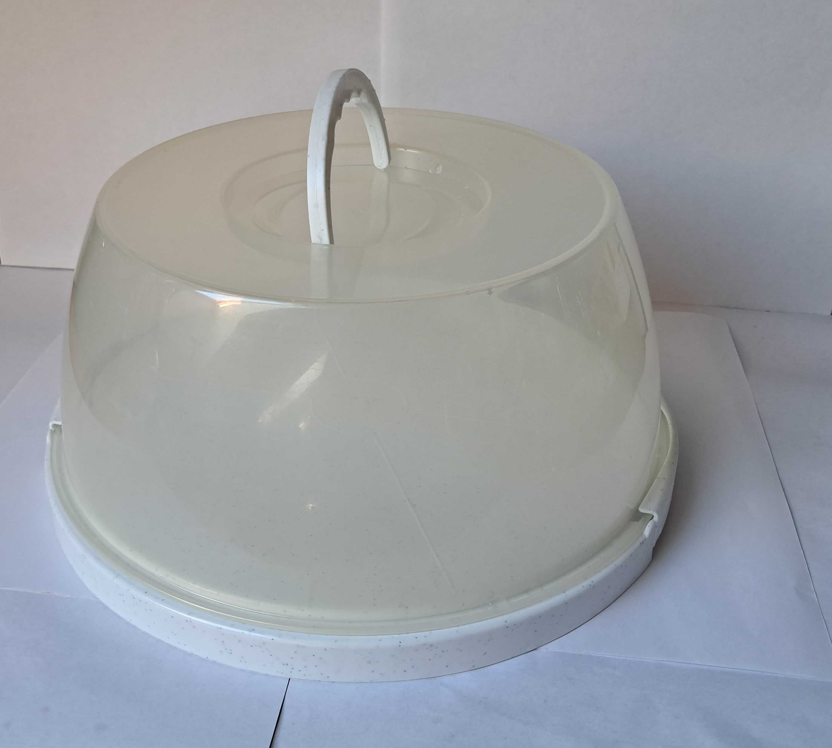 Pojemnik okrągły na ciasto z uchwytem 30cm