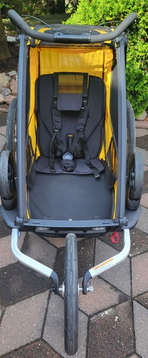 Przyczepka rowerowa Thule Chariot Sport 1 yellow  2022 r. jak nowa.
