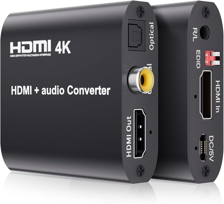 Новий 4K HDMI Audio Extractor / Конвертер HDMI → HDMI + Аудіо