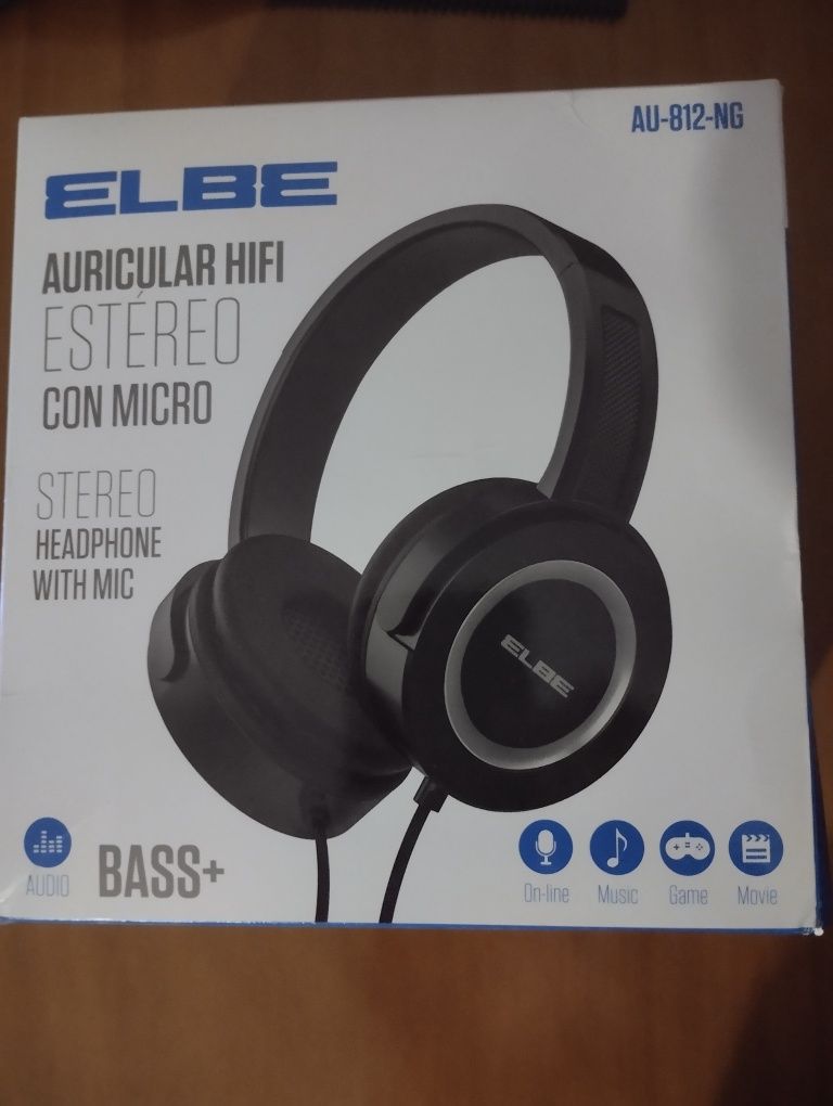 Auricular headset novo em caixa