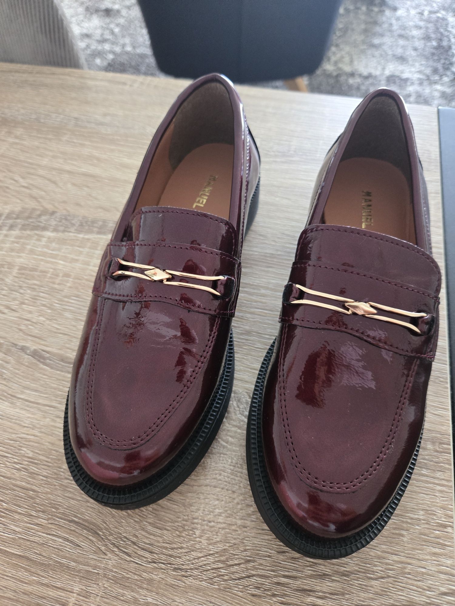 Mocassins Bordô como novos