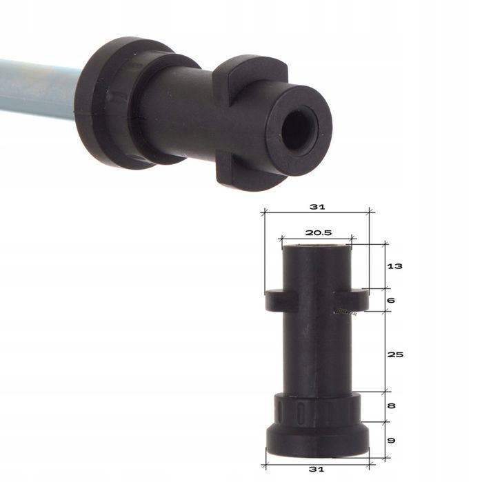 Lanca + KOMPLET dysz do myjki KARCHER K2 K3 K4 K5 K6 K7  szybko złacze