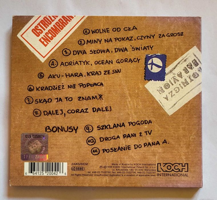 Client Authority CD + Lombard Wolne od cła CD