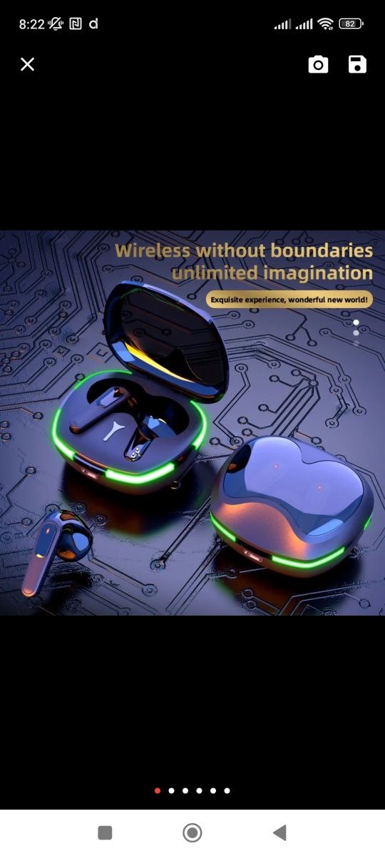 Бездротові сенсорні Bluetooth-навушники AIR pro 60 TWS