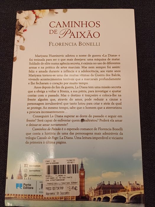 Livro "caminhos de paixão "