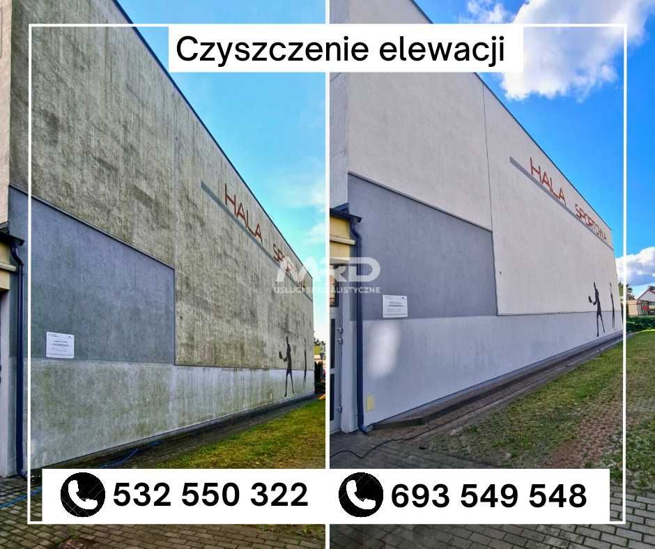 Mycie, czyszczenie, dachów, elewacji, kostki brukowej, przeszkleń