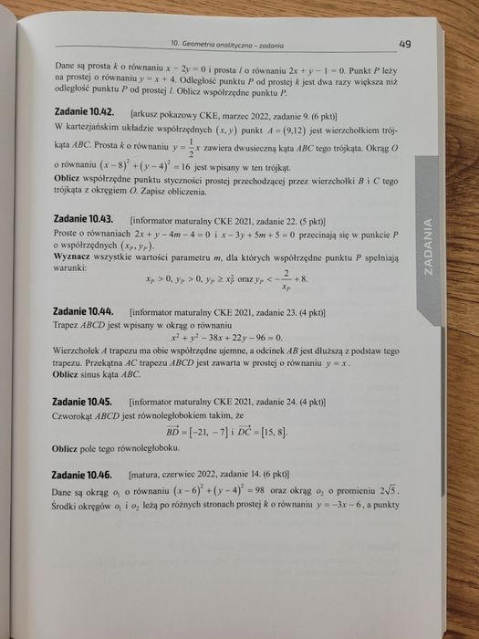 Matematyka, zakres rozszerzony. Zbiór zadań maturalnych. OE Pazdro.