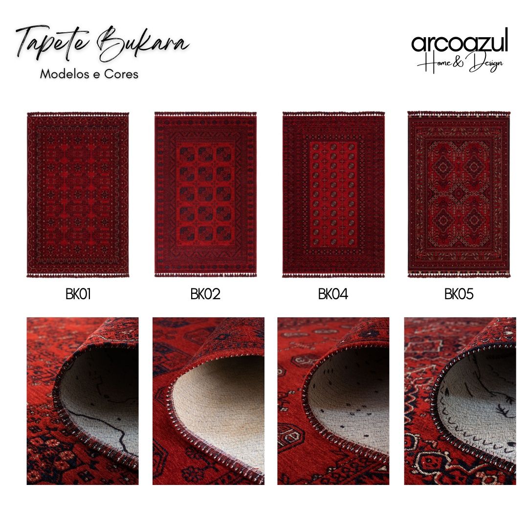 Tapete Bukara - Várias medidas By Arcoazul