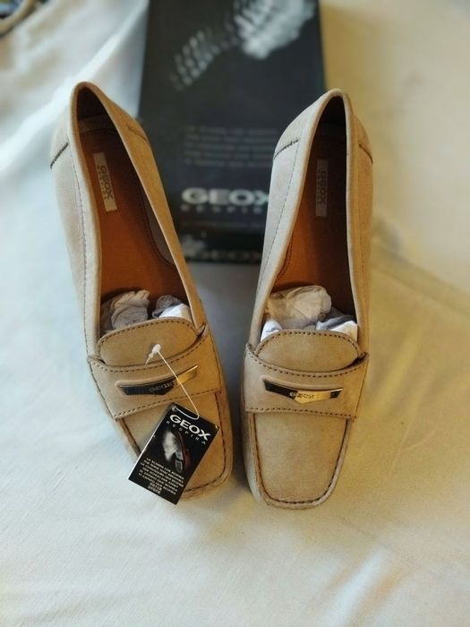 Мокасини нубук Geox