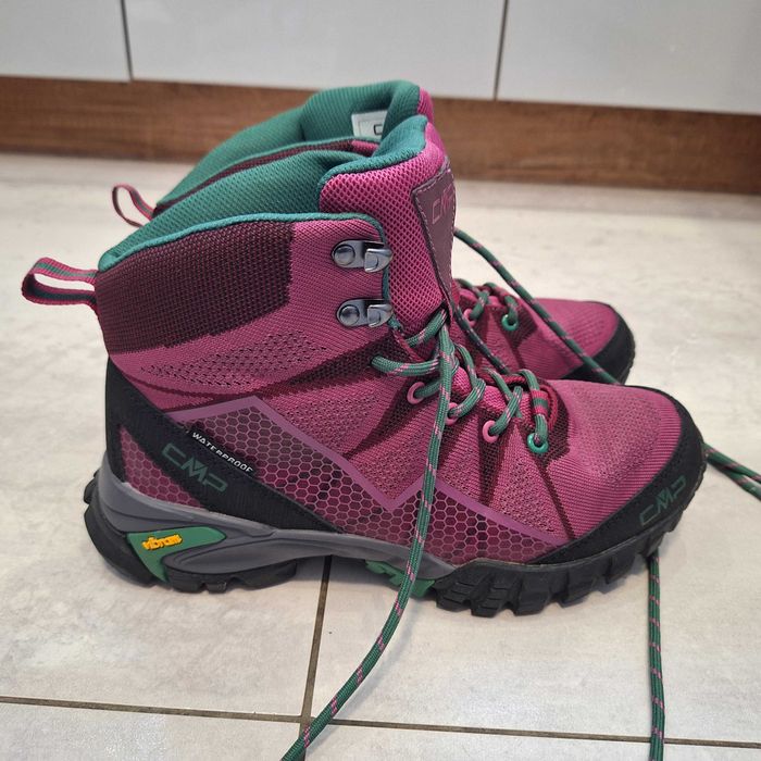 Damskie buty trekkingowe CMP, rozmiar 38, vibram, waterproof, jak nowe