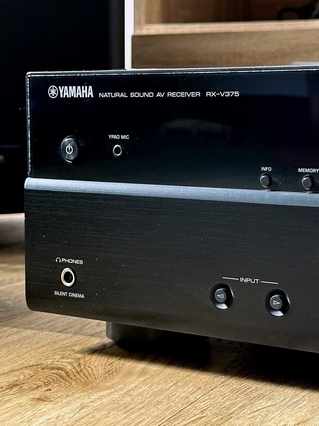 Zestaw audio: wzmacniacz Yamaha RX-V375 i głośniki Pioneer S-HS100