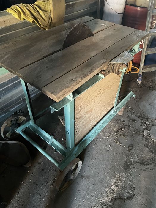 Piła stołowa krajzega samoróbka bez silnika