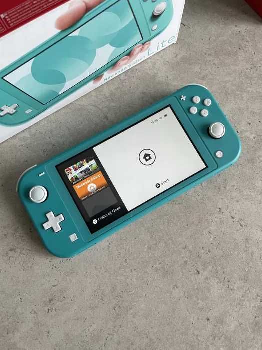 Nintendo switch lite turkusowy