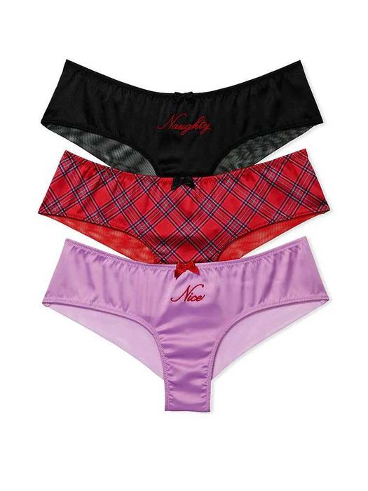 Сатинові труси Victoria Secret. Розмір М. Подарунковий набір