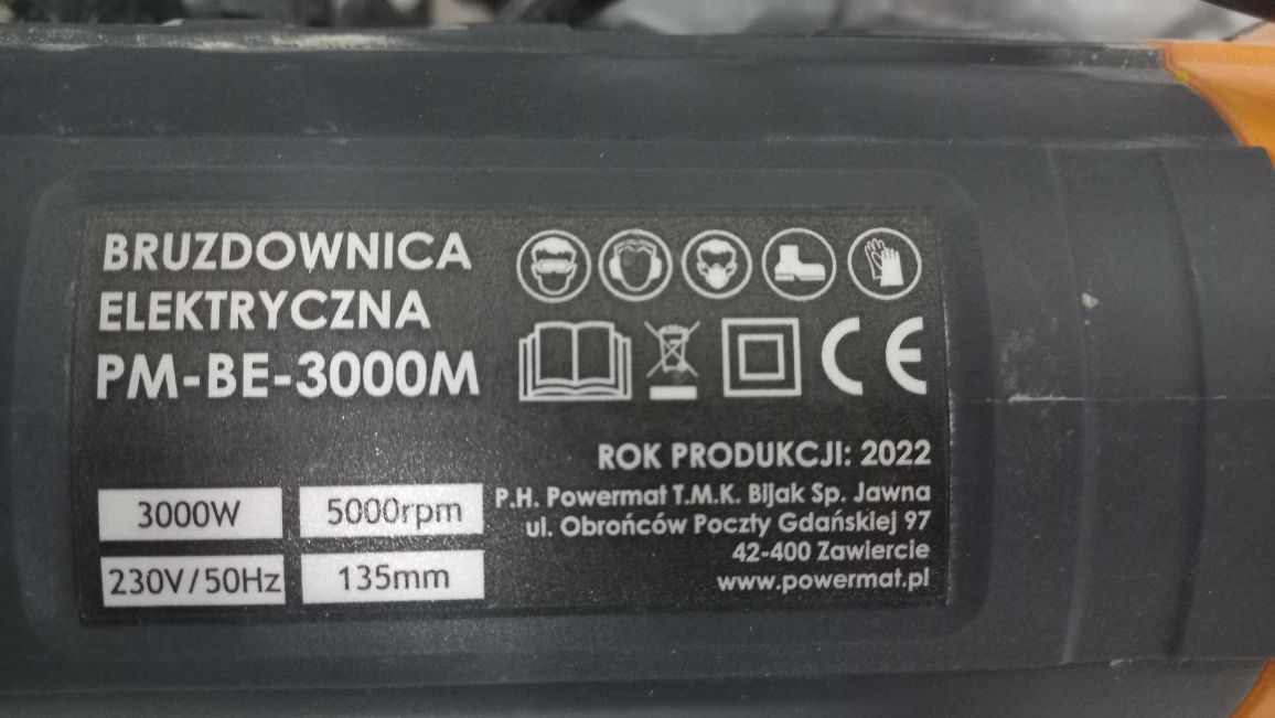 Bruzdownica elektryczna PM-BE-3000M