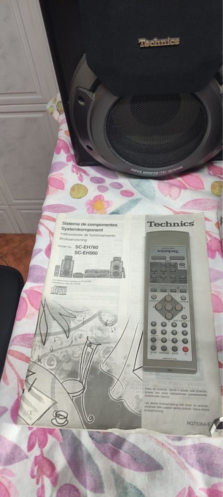 Aparelhagem Technics.