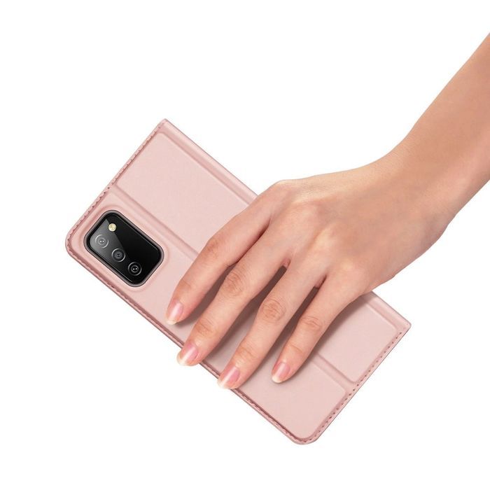 Dux Ducis Skin Pro kabura etui z klapką do Samsung Galaxy A03s różowy