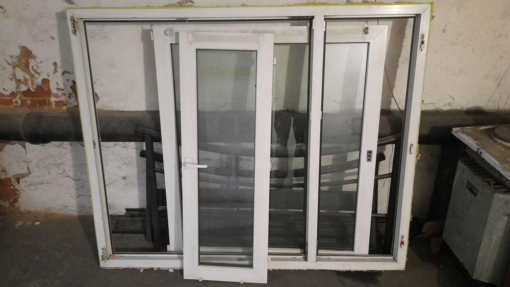 Okno PCV z demontażu