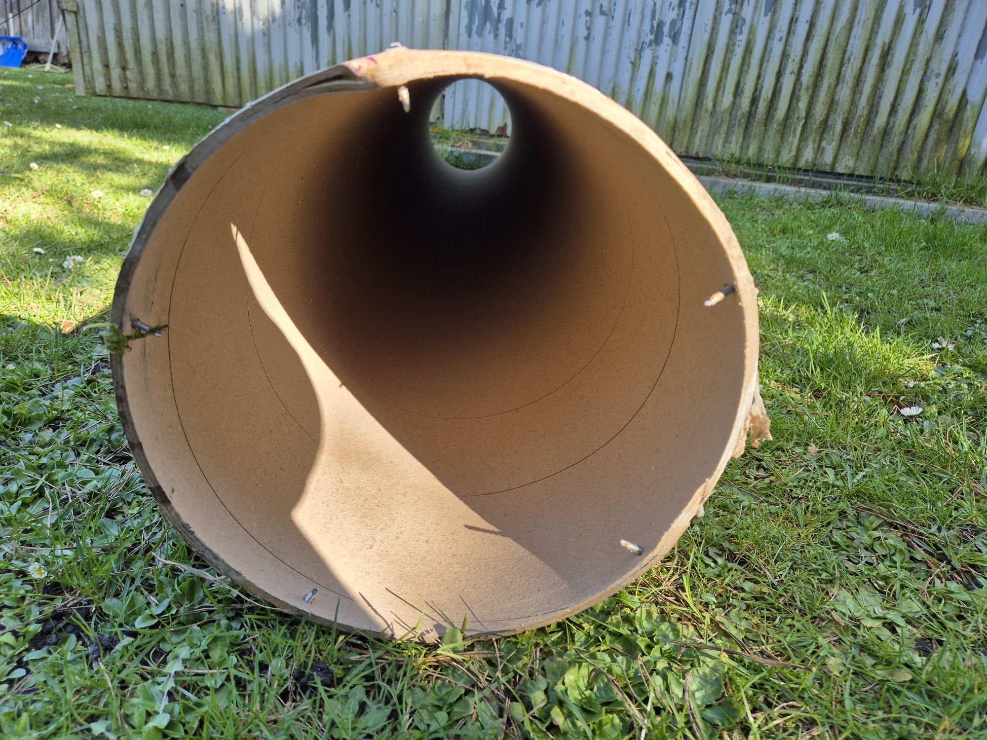 Tuba kartonowa szalunkowa 185 cm 225 cm długości 30 cm średnicy