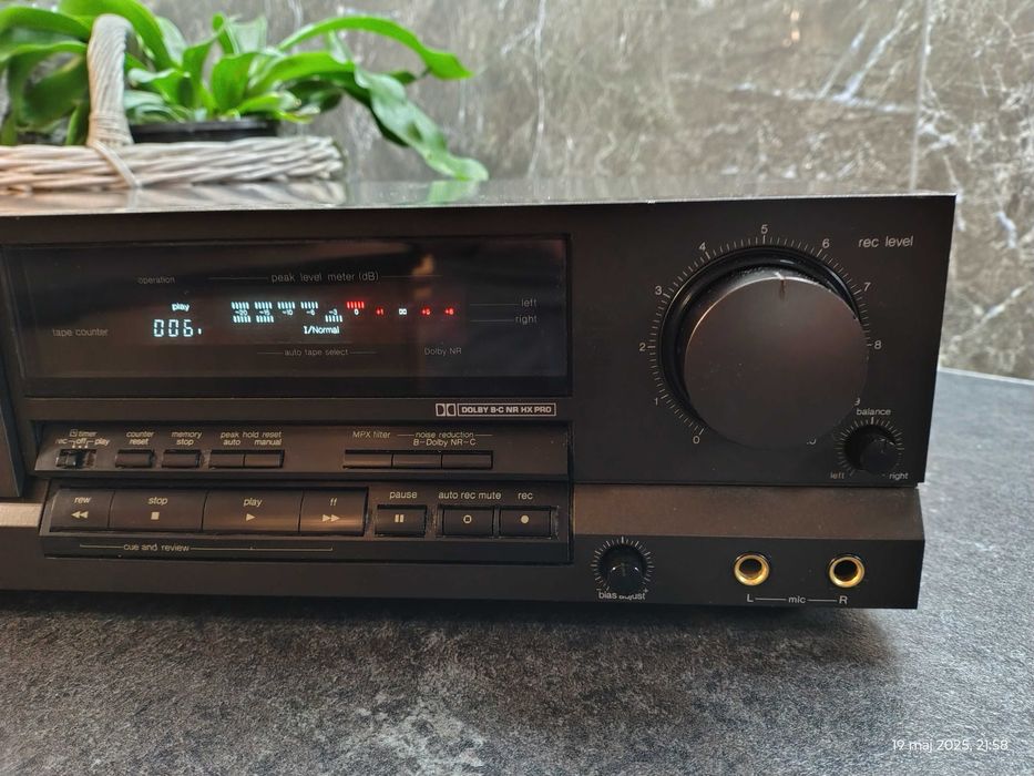 Technics magnetofon RS-BX404 po fachowym przeglądzie super stan