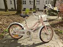Śliczny Sun baby heart bike różowy rowerek rower dziewczynki 16 4 6 la