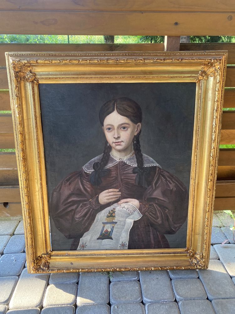 Obraz portret dziewczyny
