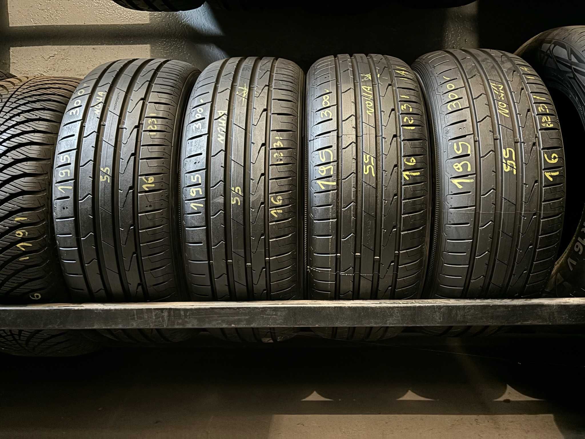4X Opony Letnie 195/55R16 87W HANKOOK VENTUS PRIME 3 * BMW 2023R NOWE!