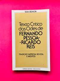 Texto Crítico das Odes de Fernando Pessoa-Ricardo Reis - Silva Bélkior