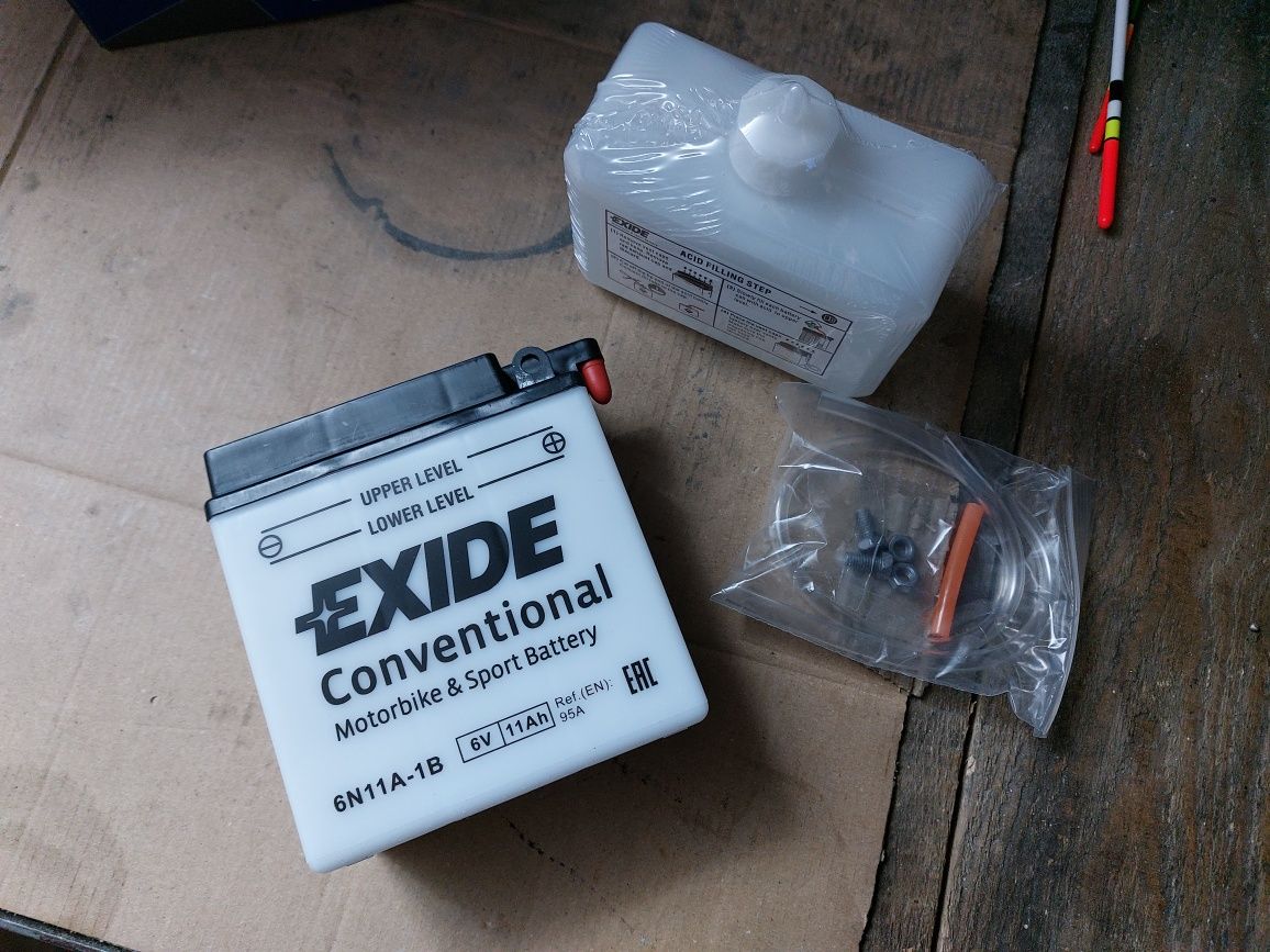 Akumulator EXIDE 6N11A-1B 6V 11AH 95A