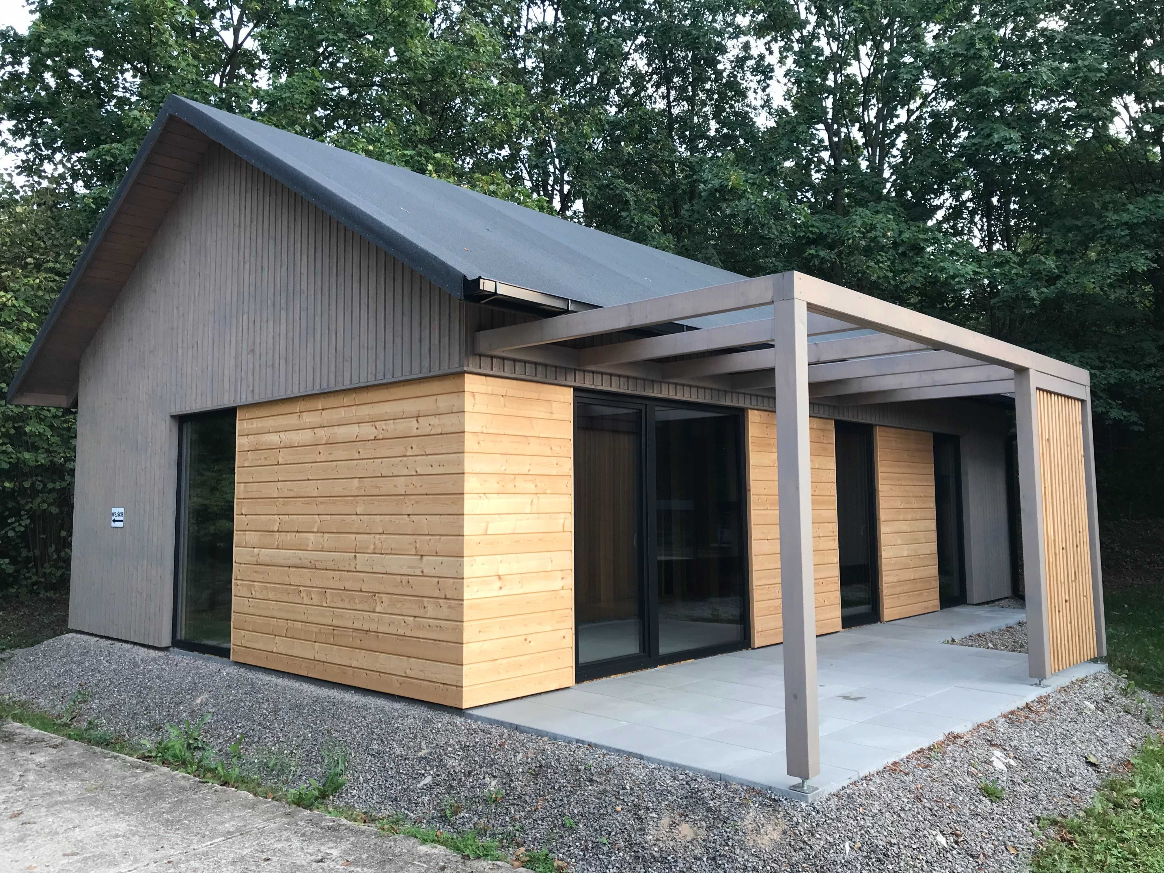KONSTRUKCJA dom parterowy całoroczny szkieletowy C24 PARTERO P2 65m2