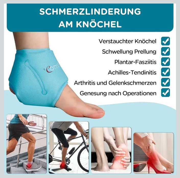 Kompres chłodzący Comfytemp Cooling Cuff Gel na kostkę i stopę