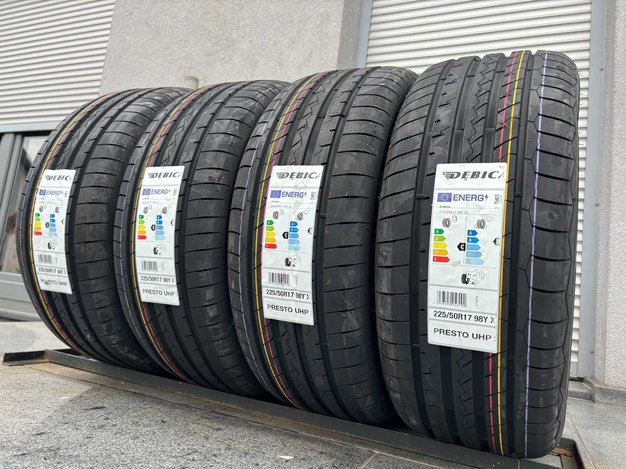 x4 letnie 225/50R17 Dębica UHP2 98Y XL prod. 2023r C,B,71db gwarancj