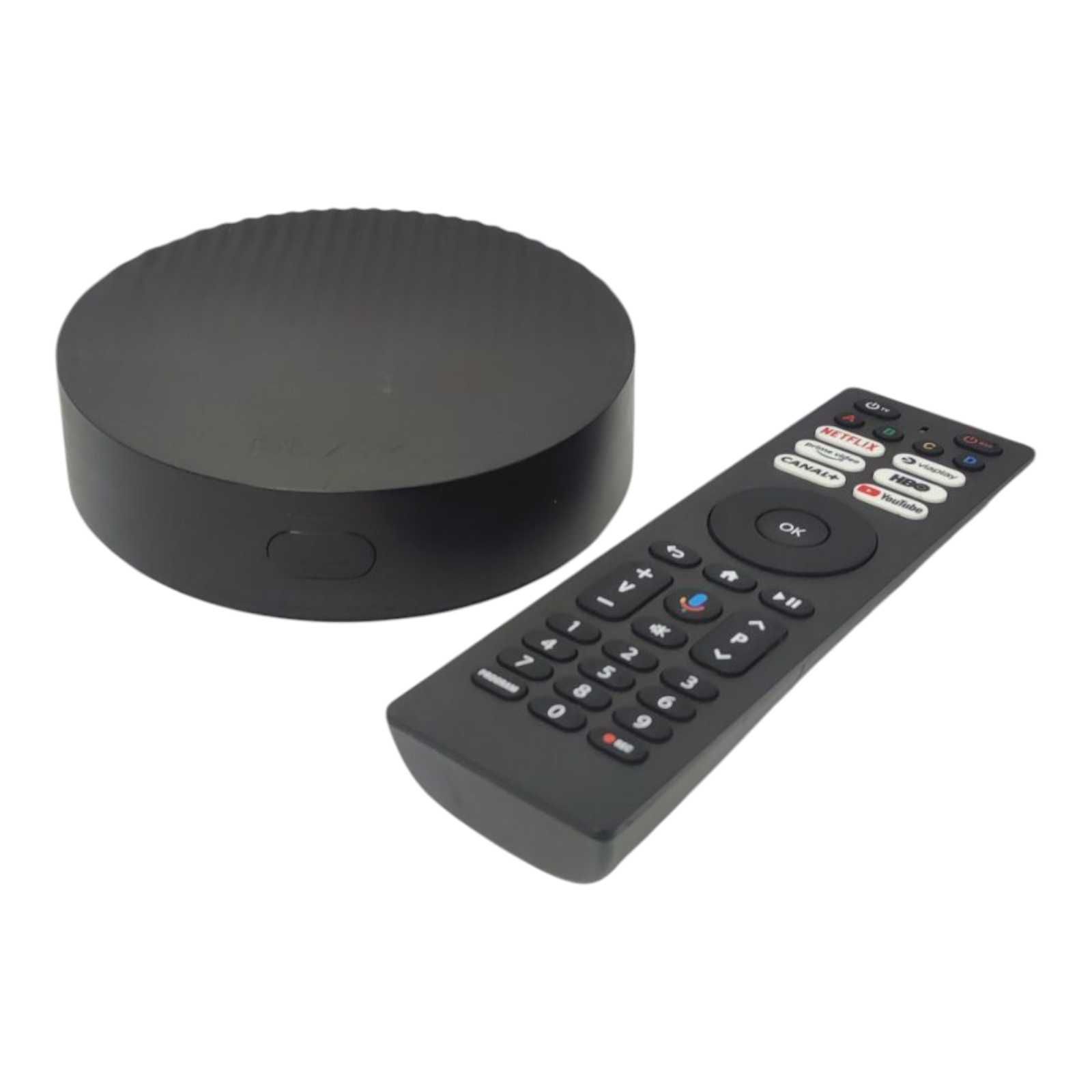 Dekoder Play Box TV DV8990 wraz z oryginalnym pilotem oraz zasilaczem