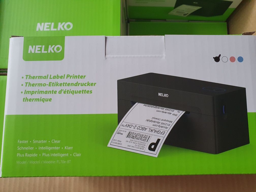 Nelko PL70e Termiczna drukarka etykiet Bluetooth