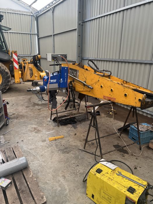 Mobilne wytaczanie, napawanie, tulejowanie koparek maszyn HDS