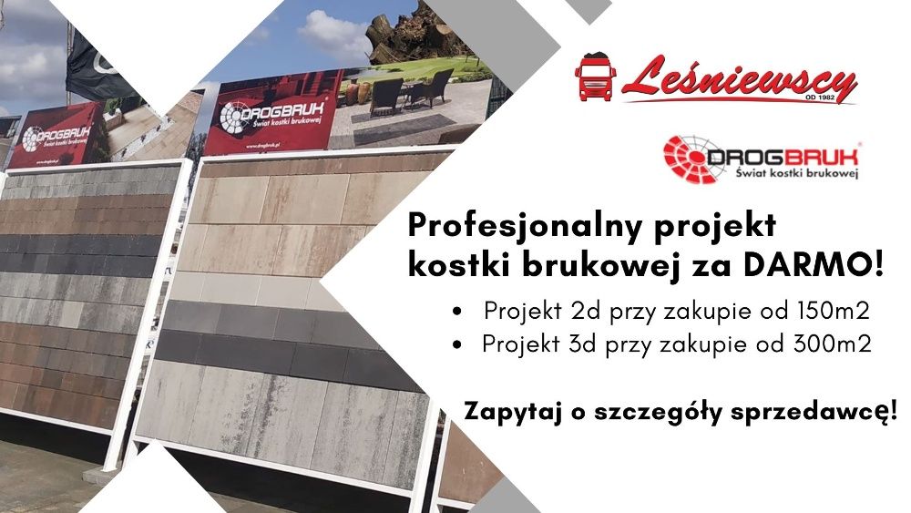 Kostka brukowa płyta tarasowa NOWOCZESNA Drogbruk-Verona kolor Platino