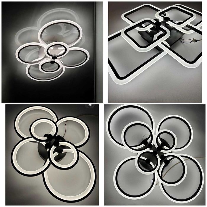 Стельова LED люстра 112 Ватт(БЕЗКОШТОВНА Доставка)