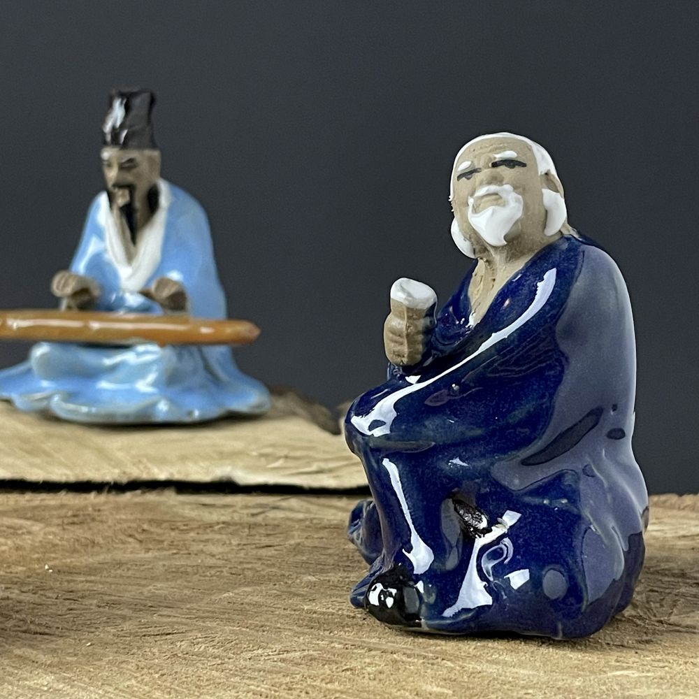 Чайна фігурка ручної роботи, Лу Юй, Лао Дзи, чайний дух